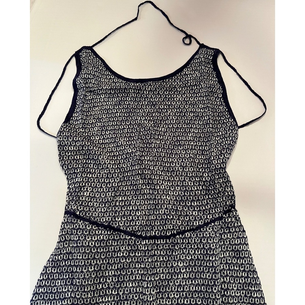 Womans Backless Halter Midi Bodycon Sexy Knit Dress Swim Coverup Navy Size Small - Picture 6 of 9